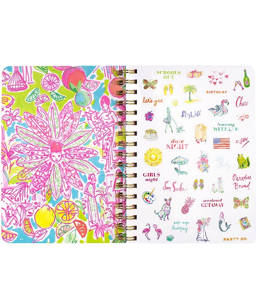 Lilly Pulitzer Mermaid For You 17 Month Large Agenda