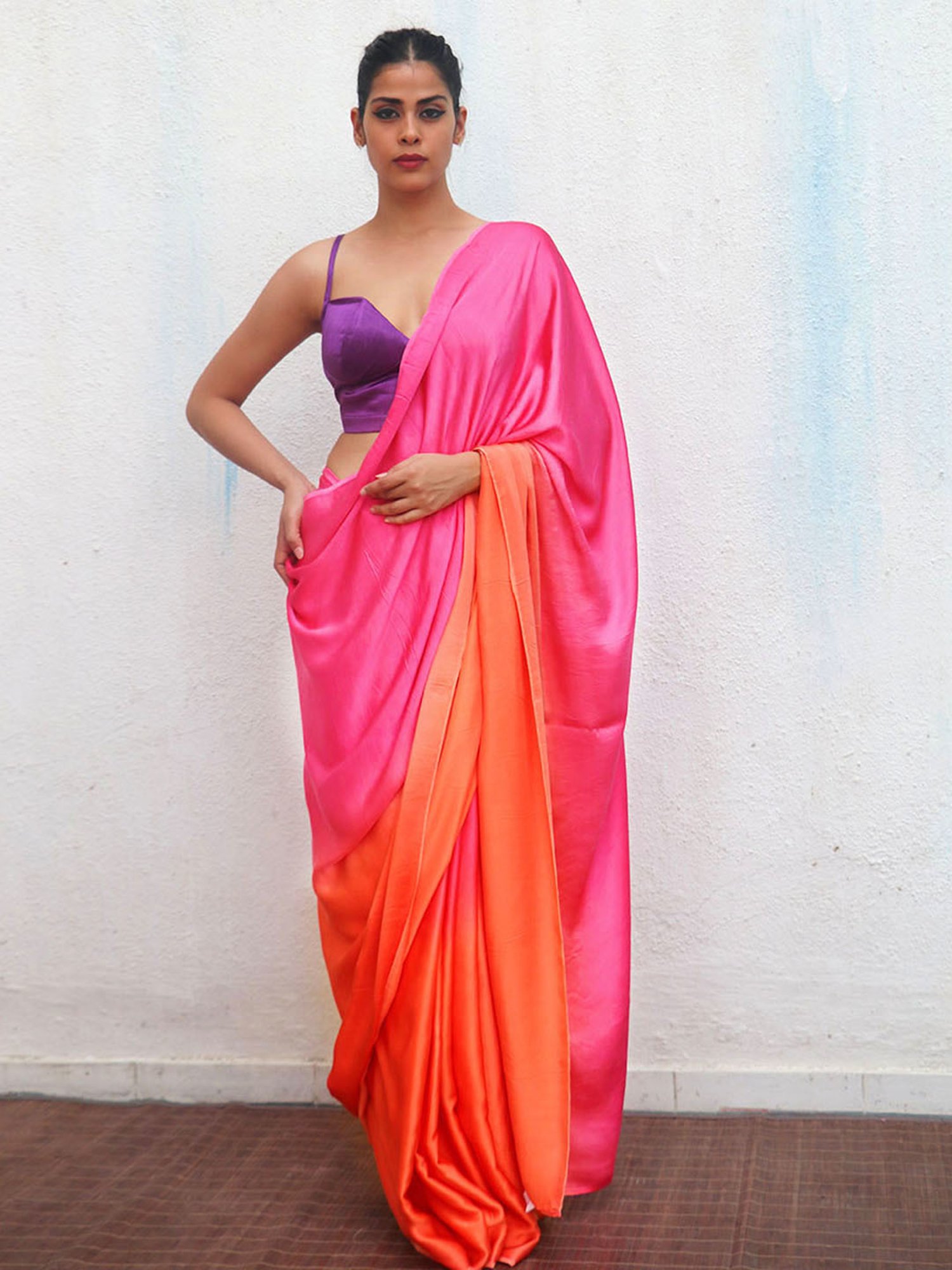 Chidiyaa Jhelum Modal Silk Saree - SFLAR