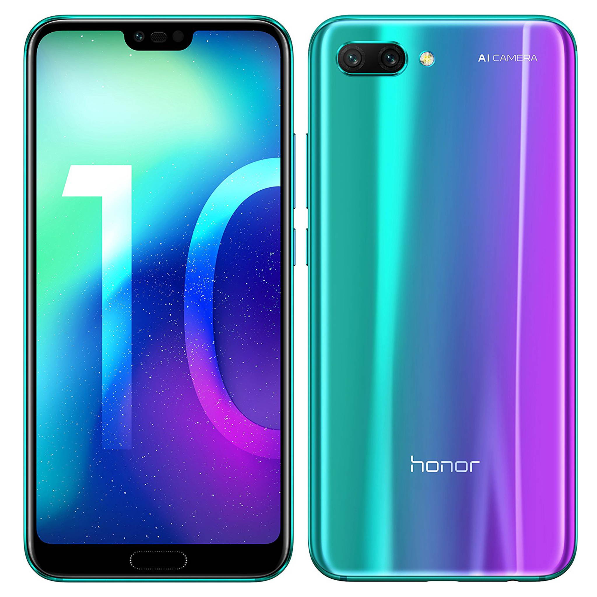 Honor 10 Dual-SIM COL-L29 64GB (No CDMA, GSM only) Factory Unlocked 4G /LTE Smartphone - Glacier Grey