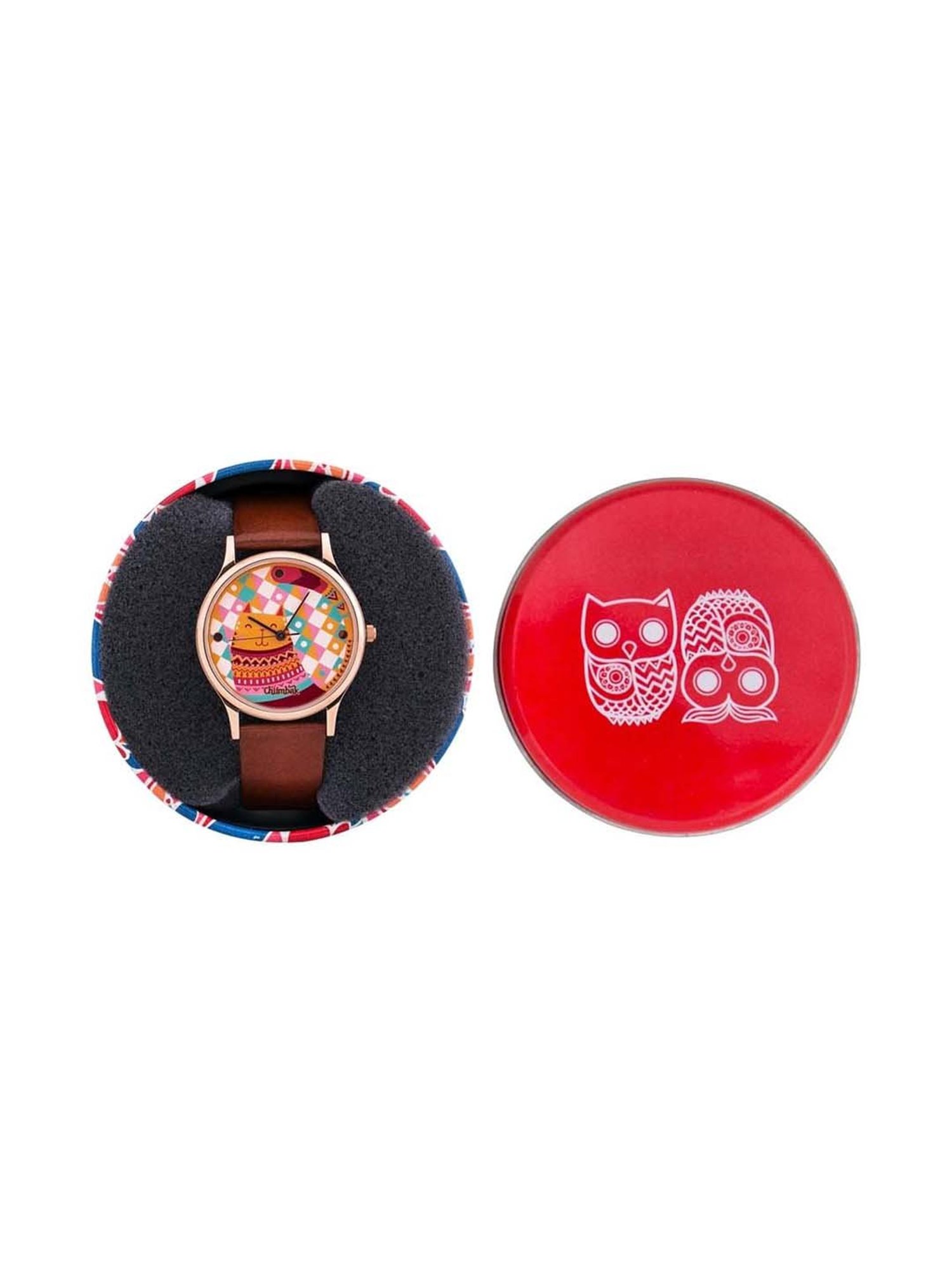 Chumbak AF7 Aztec Cats Analog Watch for Women