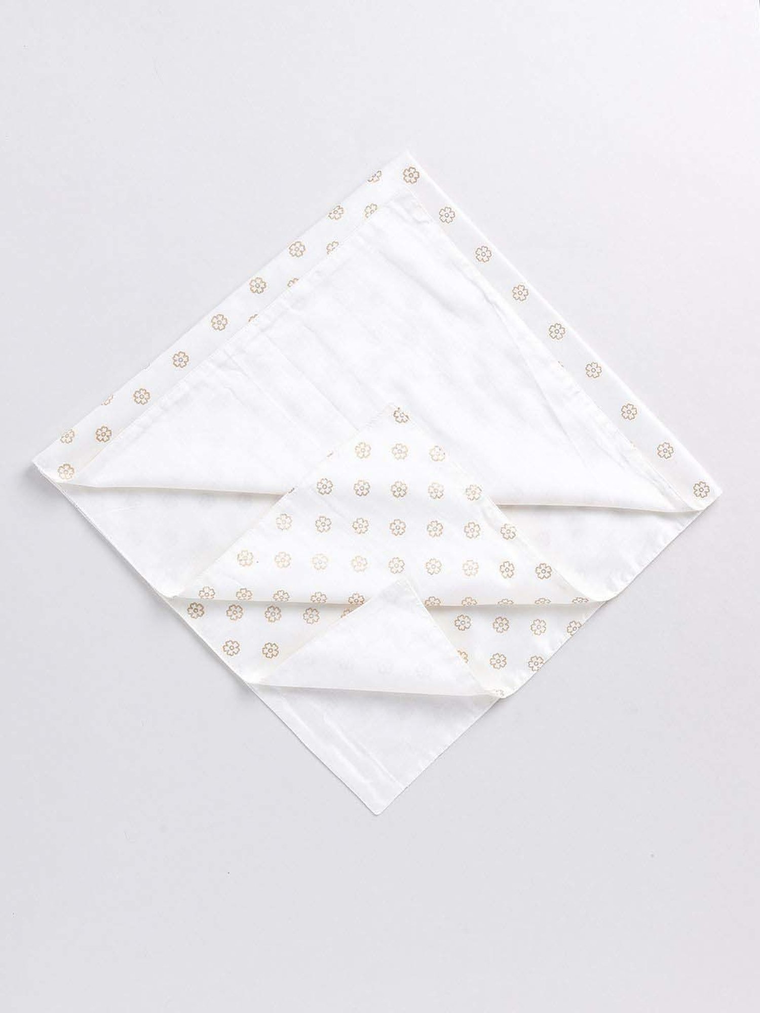 VASTRAMAY Girls White Embroidery Clothing Sets