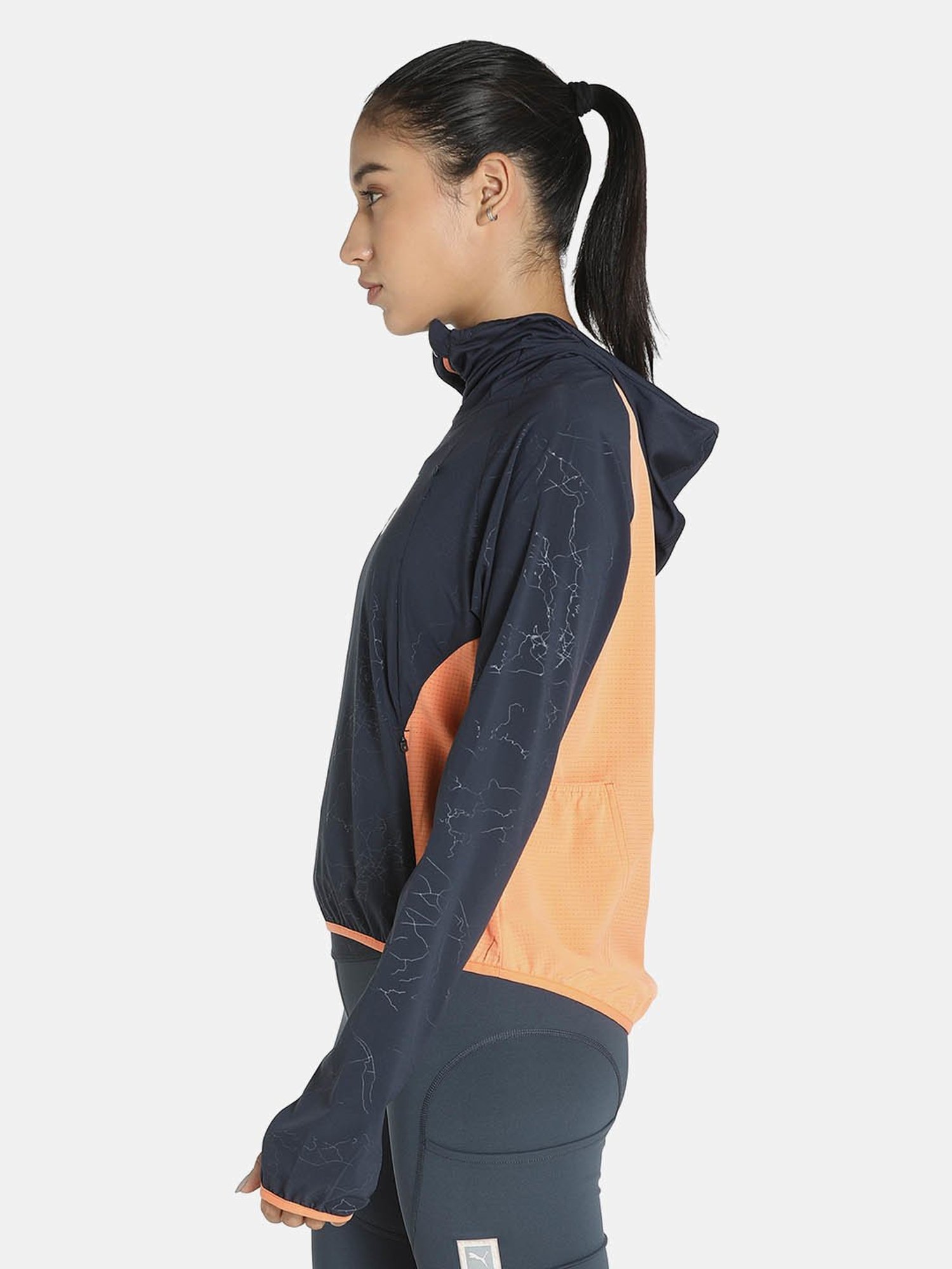 Puma Grey Printed Jacket