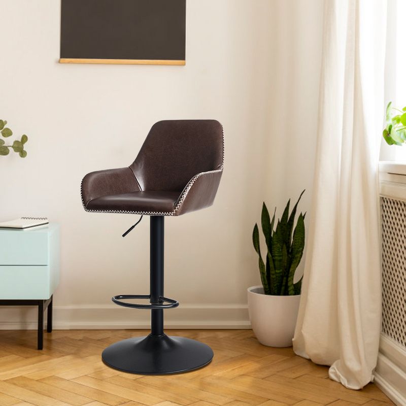 Ladder Barstool Seat Black - Riverstone Furniture Collection