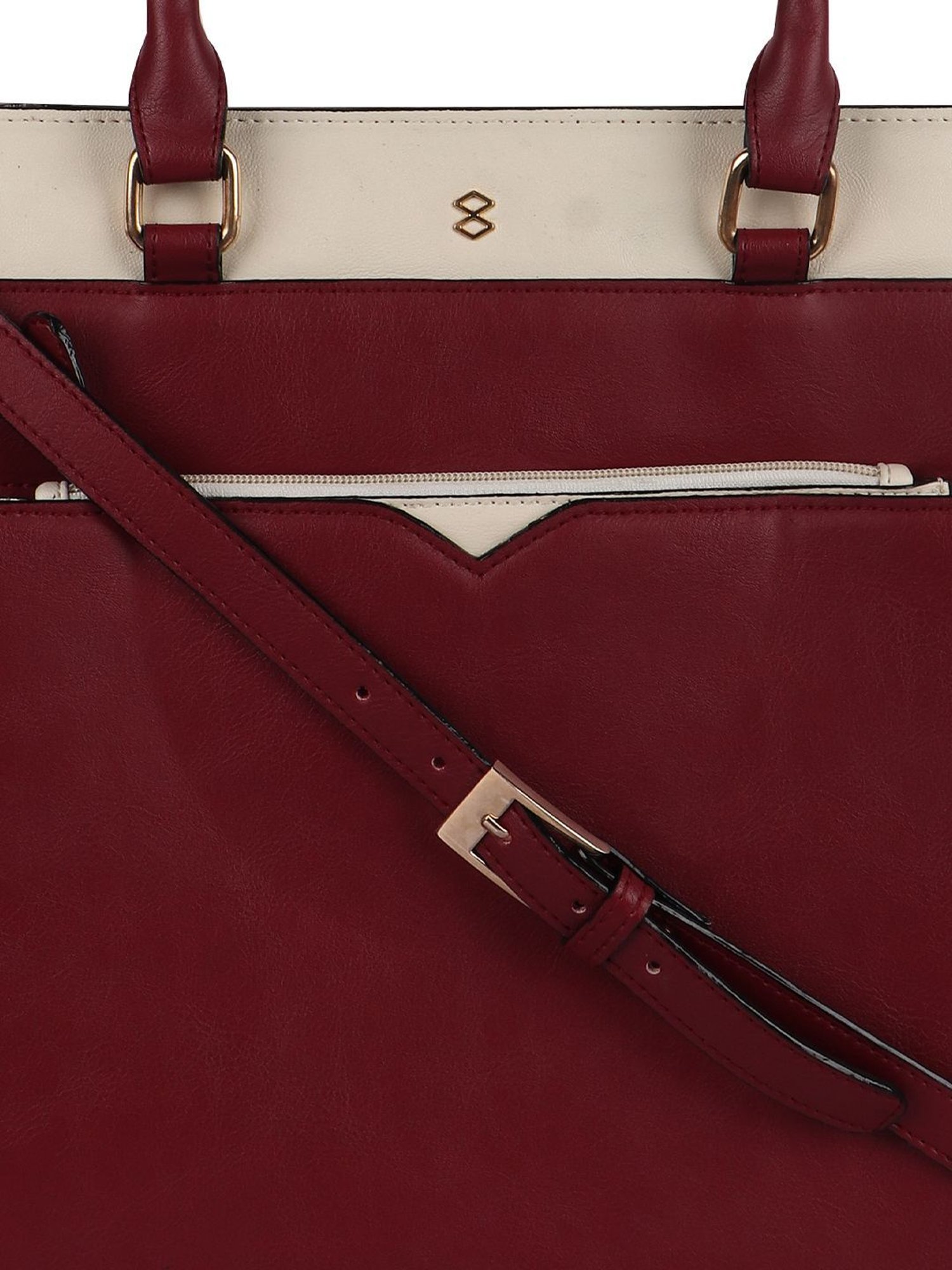 Horra Maroon Large Laptop Handbag