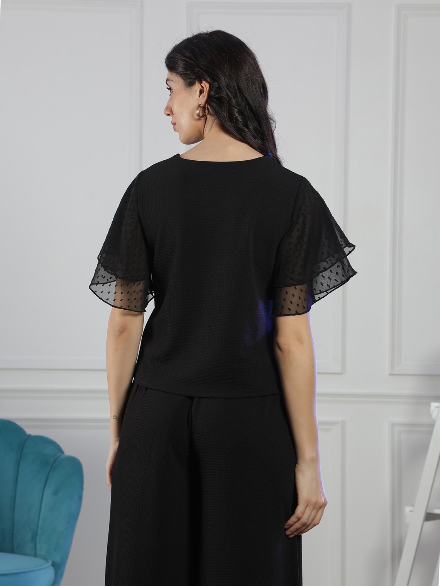 NEUDIS Black Maxi Co-Ord Set