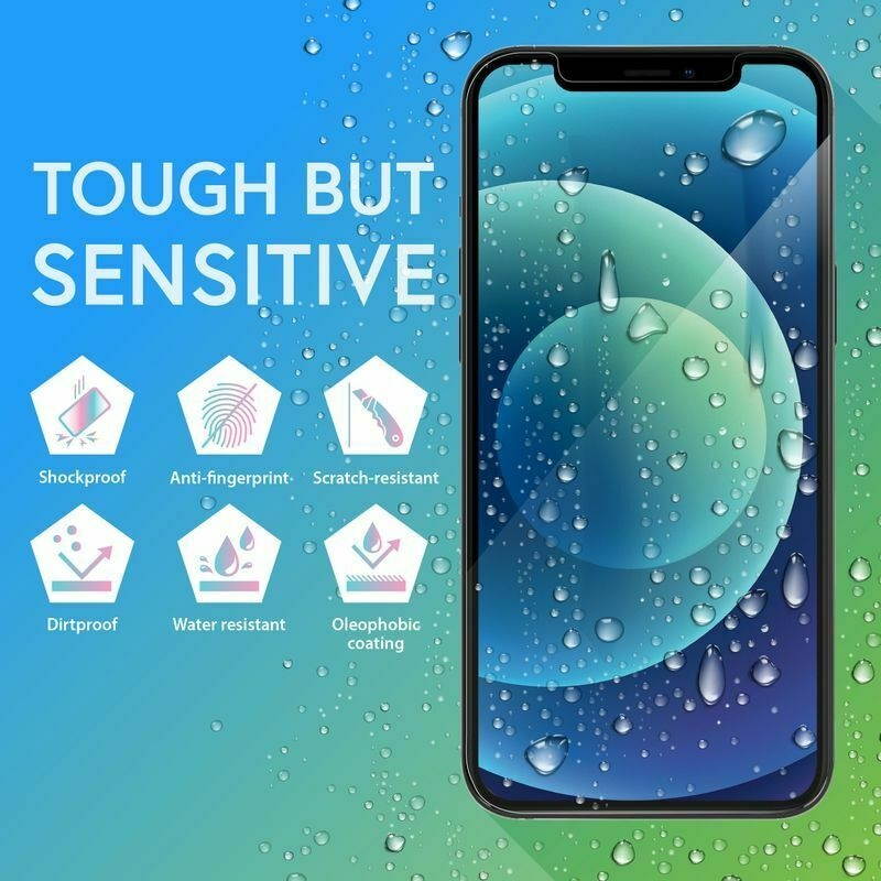 2x Privacy Tempered Glass Screen Protector for iPhone 12  12 Pro 6.1" Anti-