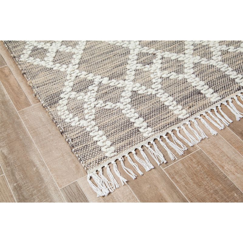 5'X7' Shapes Woven Area Rug - Anji Mountain
