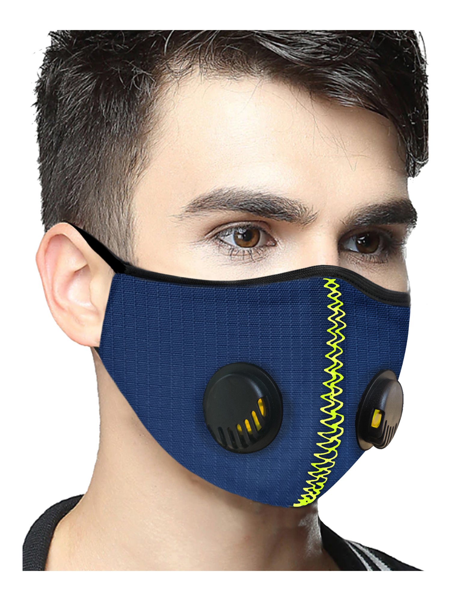 Lioncrown 3 Layered N95 Face Mask with Air Valves