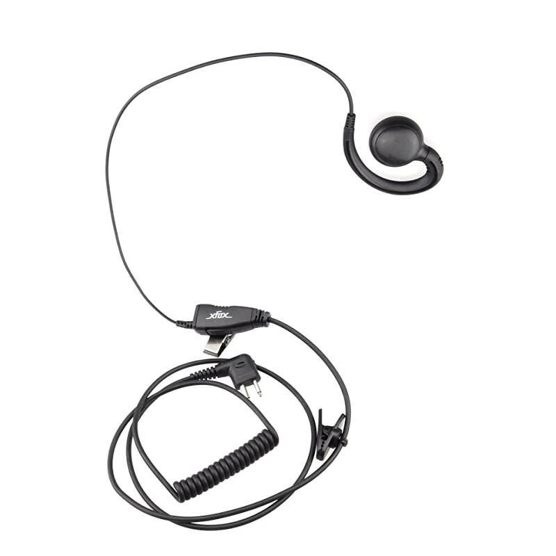 Swivel Earpiece with Microphone and PTT Replaces RLN6423 HKLN4604 HKLN4604A Headset For Motorola Radio GP88S GP300 GP68 GP2000 GP88 GP3188 CP040 CP1200 A8 A6 A10 A12