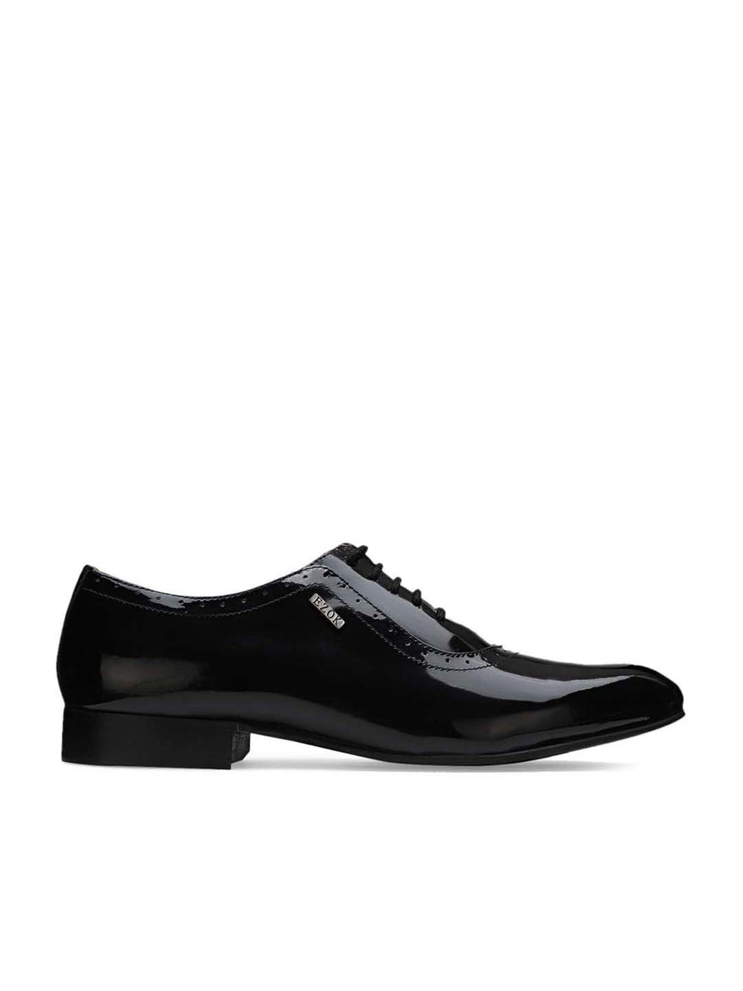 EZOK Men's Black Oxford Shoes