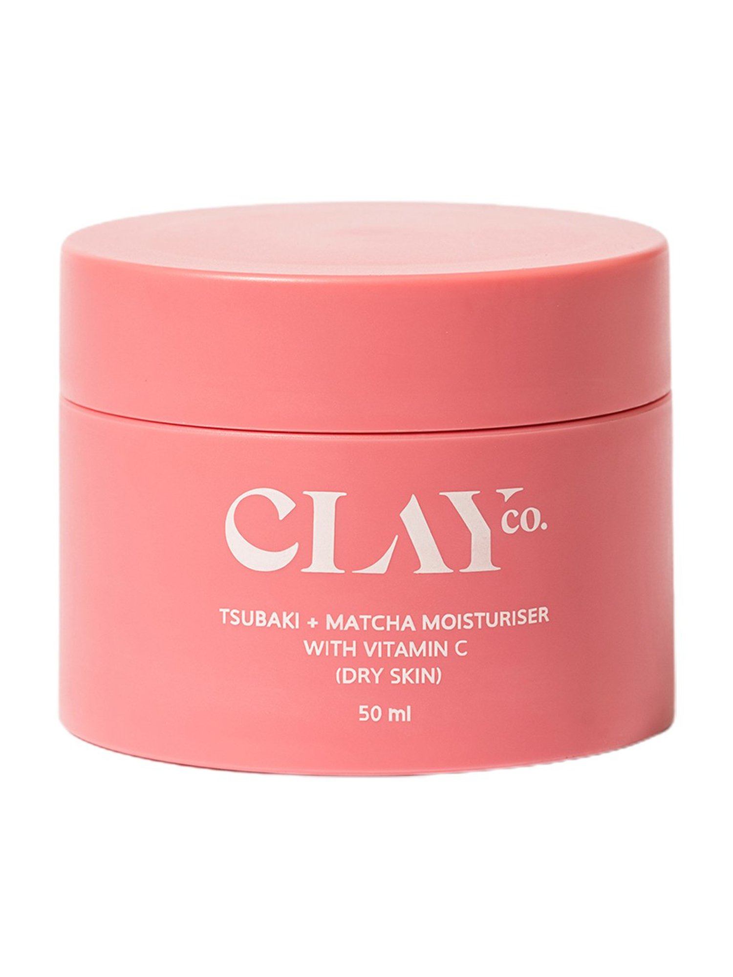 CLAYco Tsubaki + Matcha Moisturiser with Vitamin C for Dry Skin- 50 ml