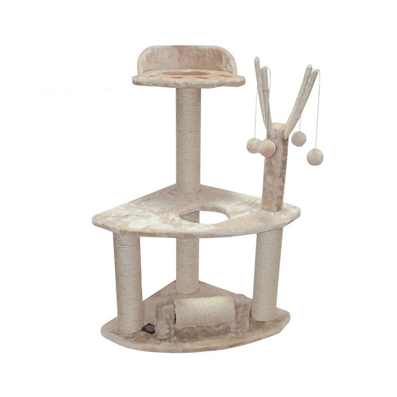 Hauspanther Step Perch Cat Scratcher - Espresso