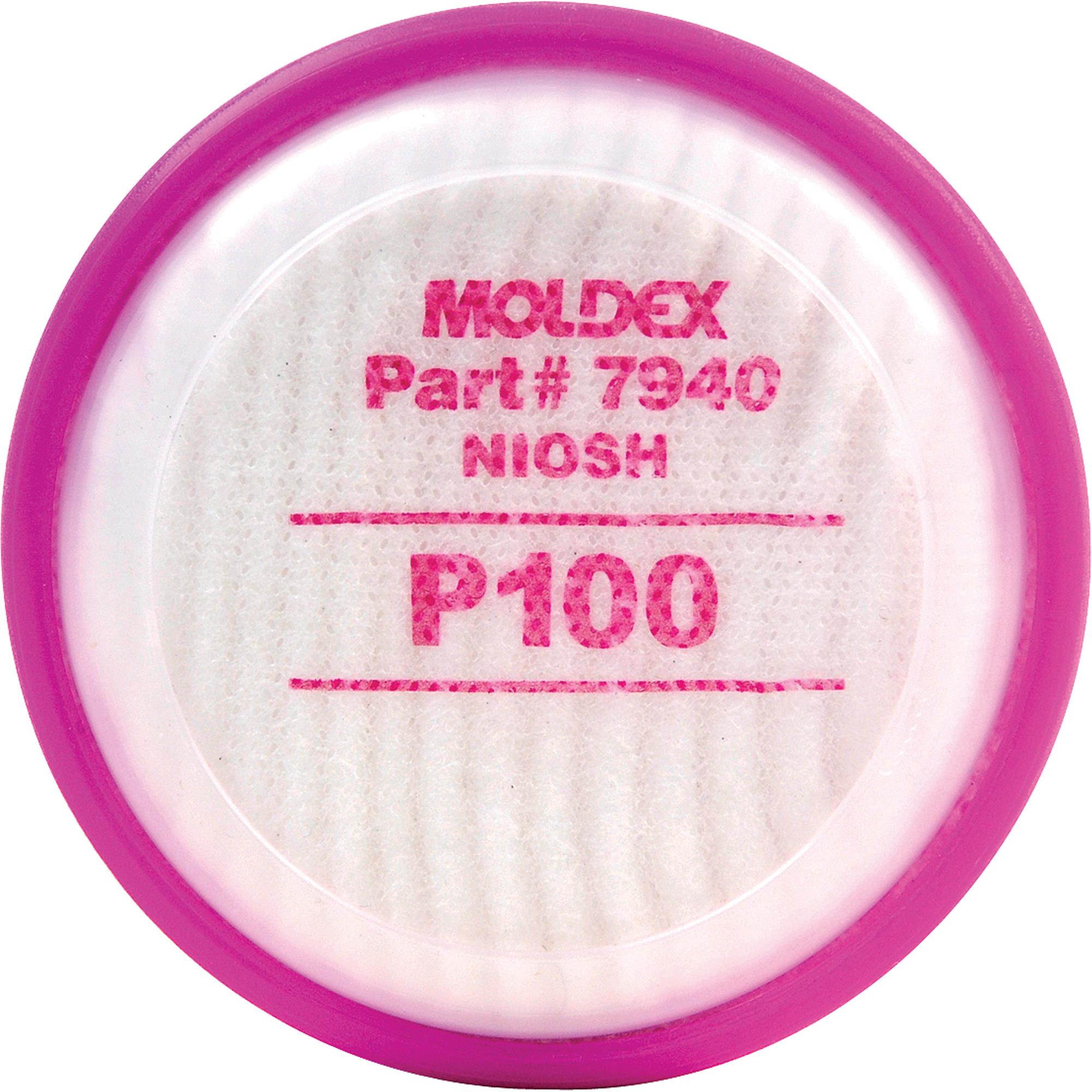 MOLDEX 7940 Disk Filter, Bayonet, P100, Magenta, Niosh Approved