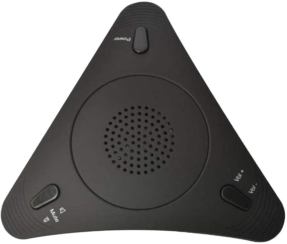 USB Conference Microphone,Desktop Computer Conference Omnidirectional Condenser Microphone Mic Speaker Speakerphone 360&deg; Audio Pickup Plug Play for Business Video Meeting