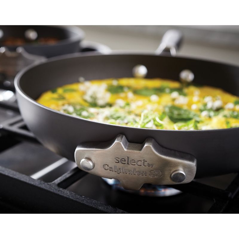 Calphalon Select 8" and 10" Space Saving Hard-Anodized Nonstick Fry Pan Set