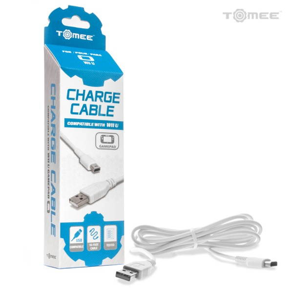 Wii U GamePad Charge Cable -10FT  Tomee