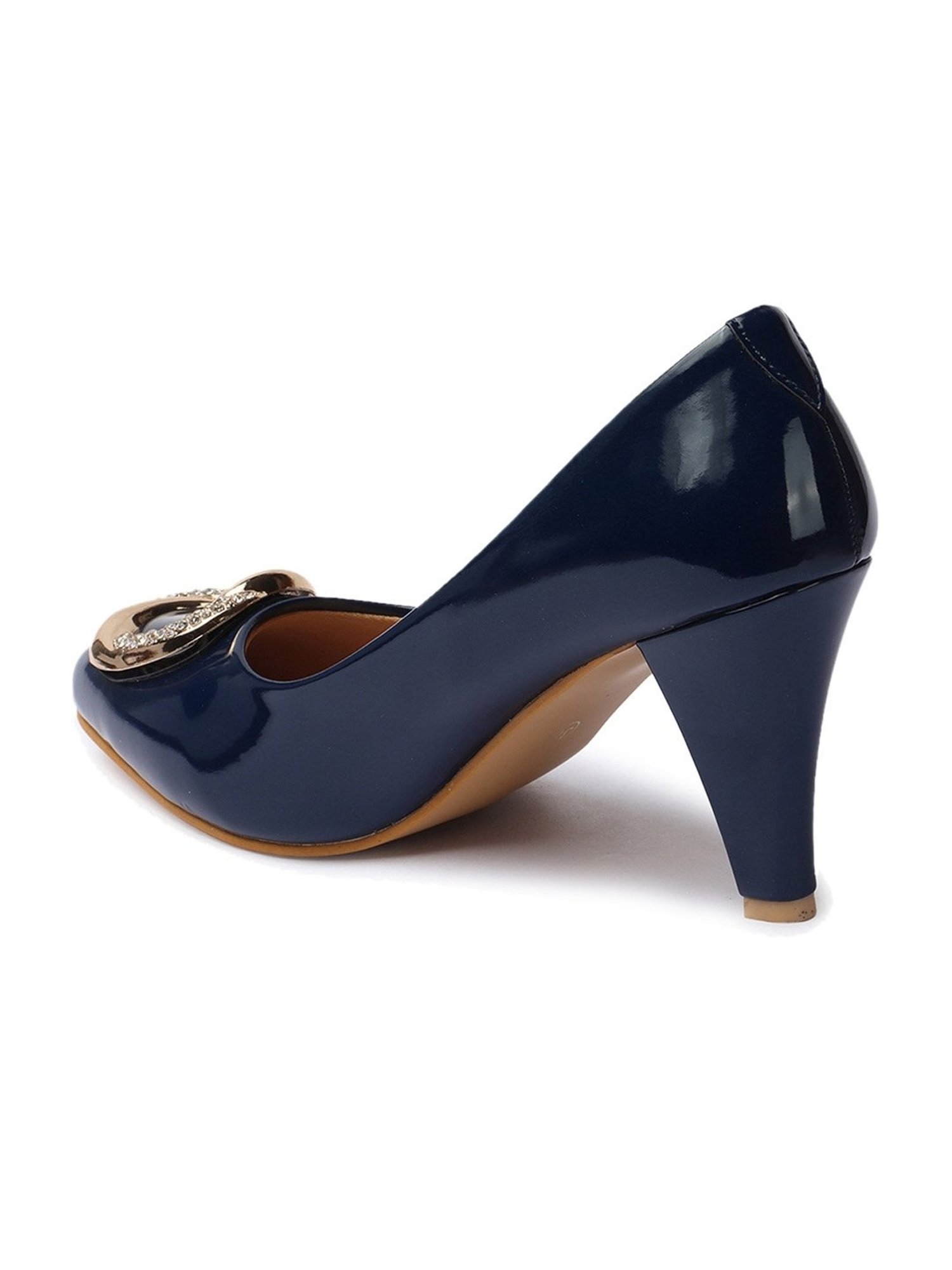 Elle Women's Blue Stiletto Pumps