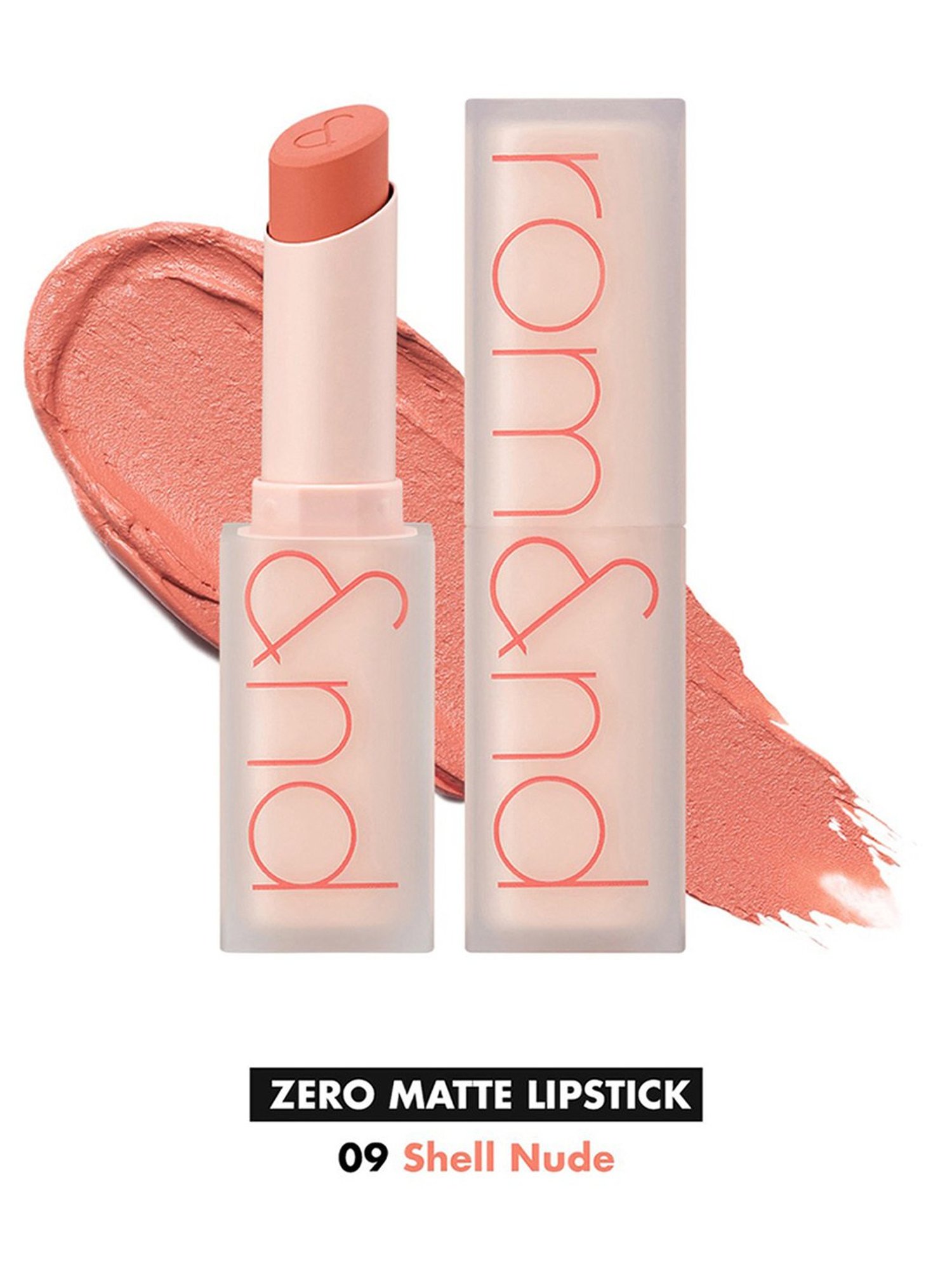 Rom&nd Zero Matte Lipstick 09 Shell Nude - 3 gm