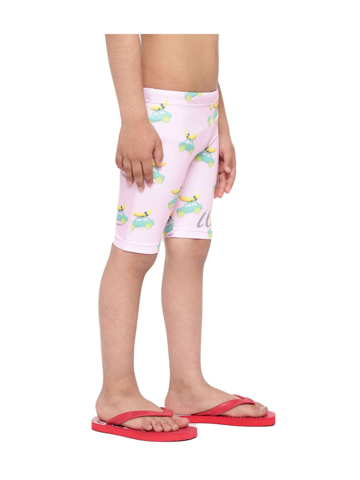 IO Kids Pink Printed Jammers