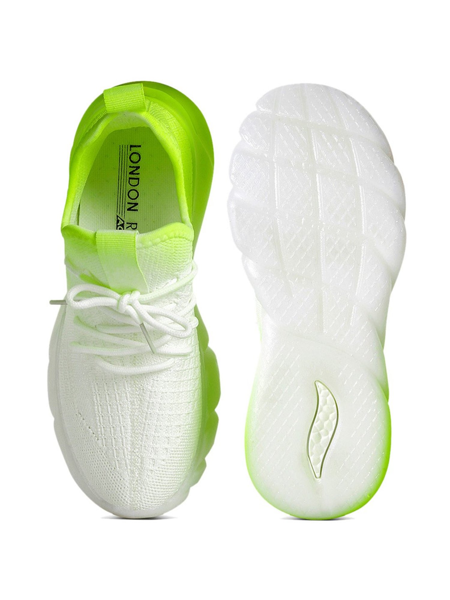 London Rag Women's Newash Ombre Green Running Shoes