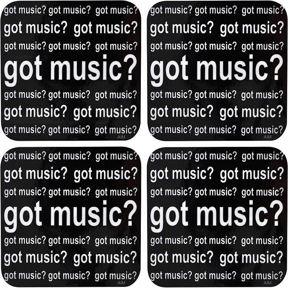 AIM Got Music Vinyl Coaster 4 Pack