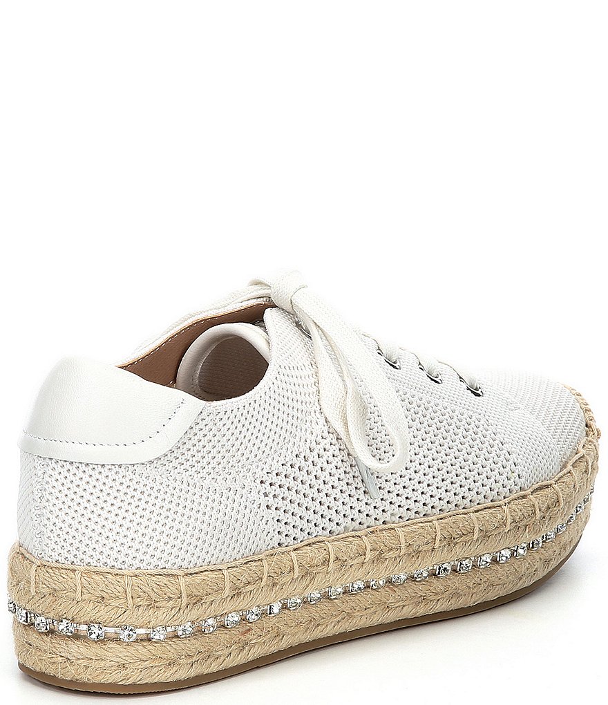 Chelsea & Violet Vltna Lace-Up Flatform Espadrille Sneakers