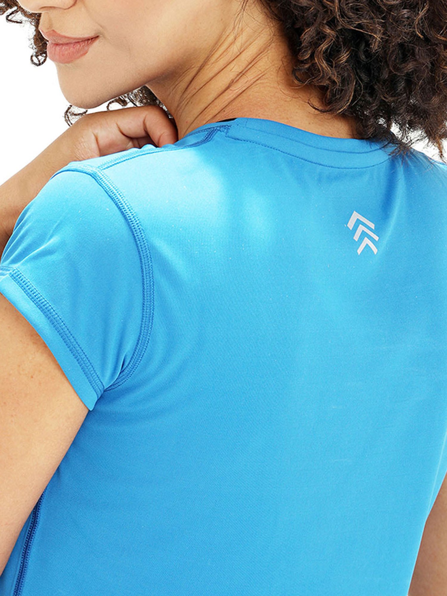 Shrey Blue Printed T-Shirt