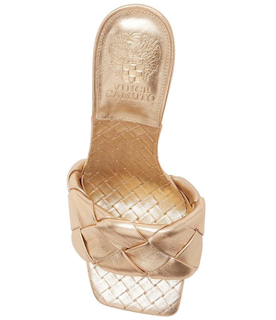 Vince Camuto Brelanie Woven Leather Dress Mules