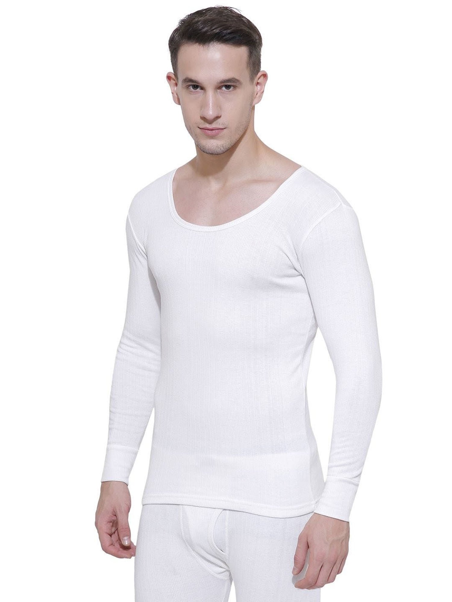 Bodycare White Regular Fit Thermal Top