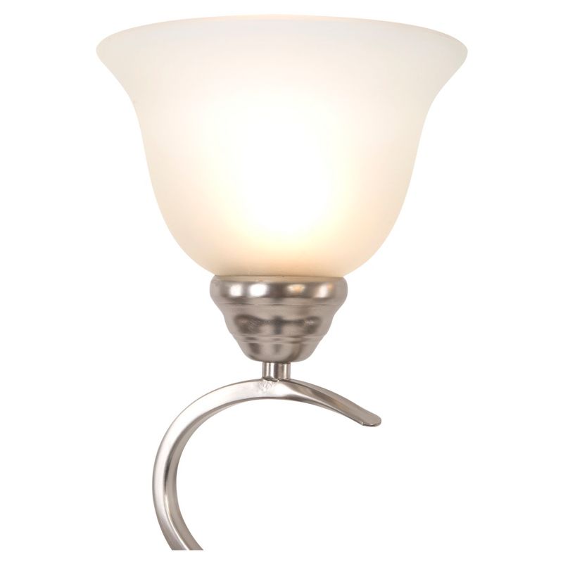 Yosemite Three Lights Chandelier Satin Nickel