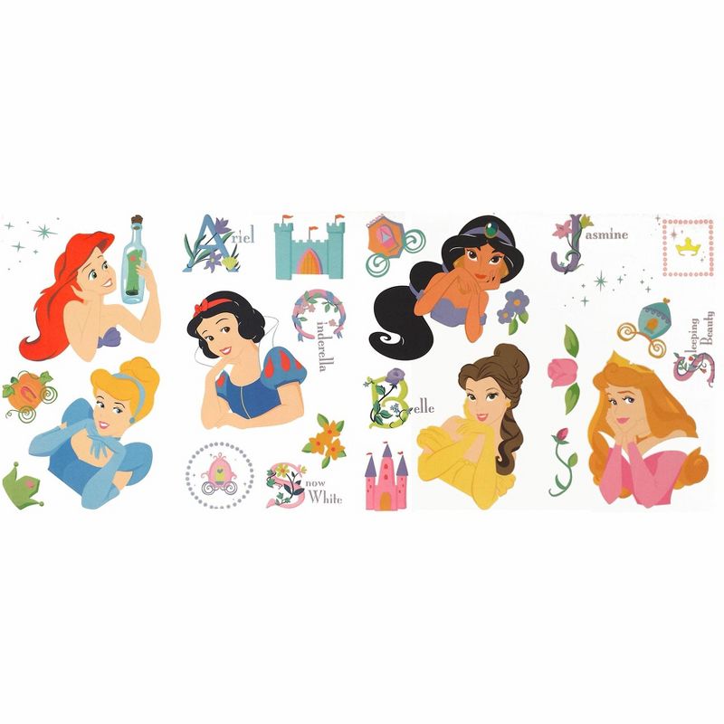 Stickers Posed Princesses Wall Decals - Disney Princess..