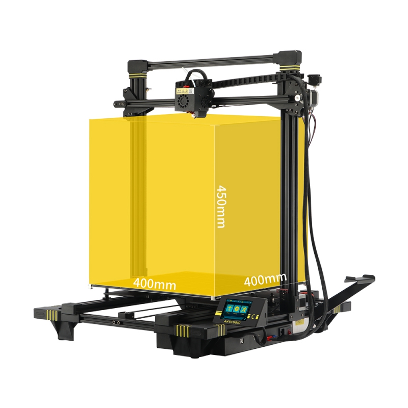 ANYCUBIC Chiron 3D Printer, Semi-auto Leveling Large FDM Printer with Ultrabase Heatbed, Suitable for 1.75 mm Filament, TPU, Hips, PLA, ABS etc. / 15.75 x 15.75 x 17.72 inch (400 x 400 x 450mm)