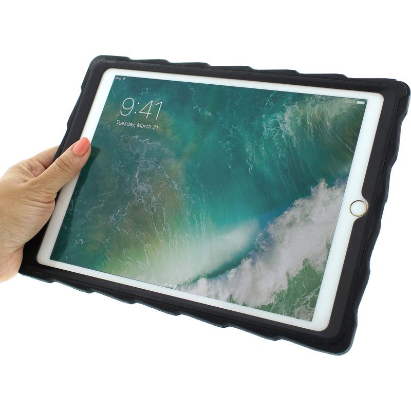 Gumdrop Drop Tech Case for iPad (2017) - Black, Smoke, Transparent - For Apple iPad (5th Generation) Tablet - Smoke