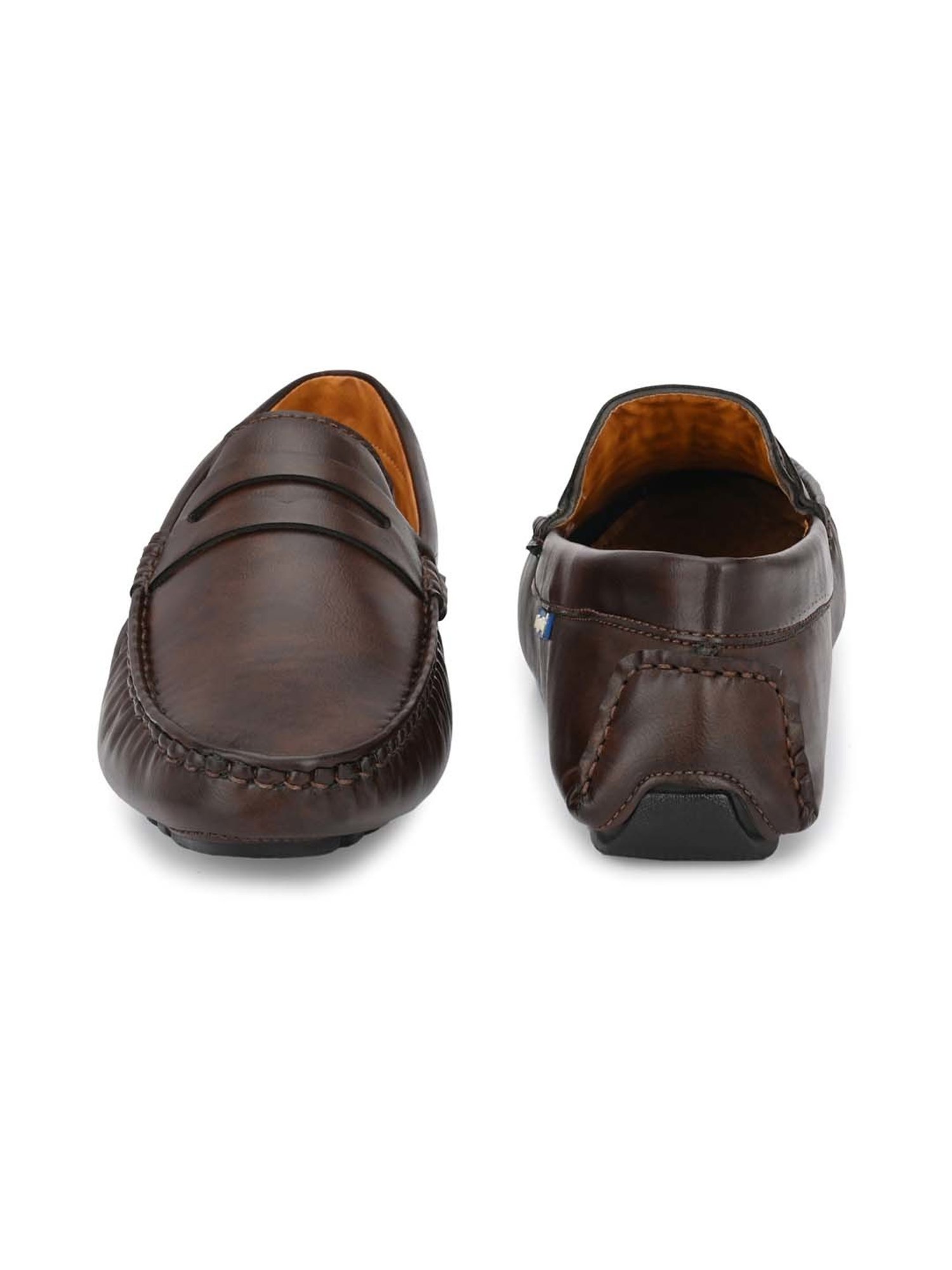 Eego Italy Men's Brown Casual Loafers