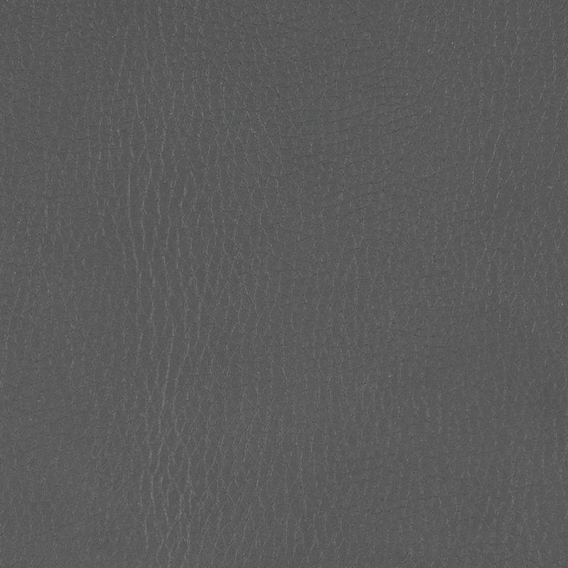 Set of 2 Medium Back Adjustable Bonded Leather Barstool Dark Gray - CorLiving