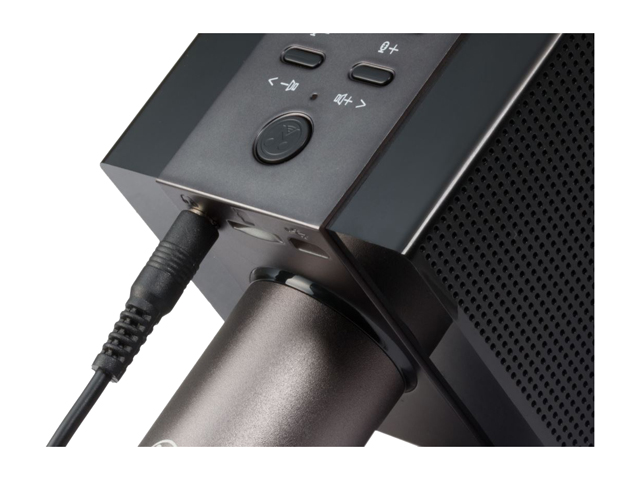 Technaxx 4812 Karaoke MIC Elegance Black 2-IN-1 W/ 2X 5W Speaker System