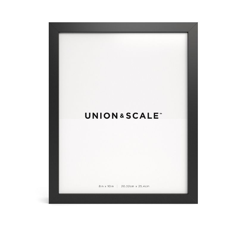 Union & Scale Essentials Wood Picture Frame, Black (UN58061) 