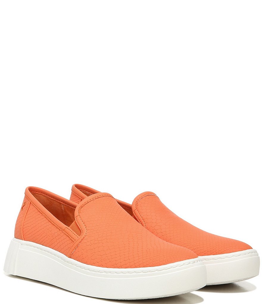 Zodiac Benson Snake Embossed Slip-On Platform Sneakers