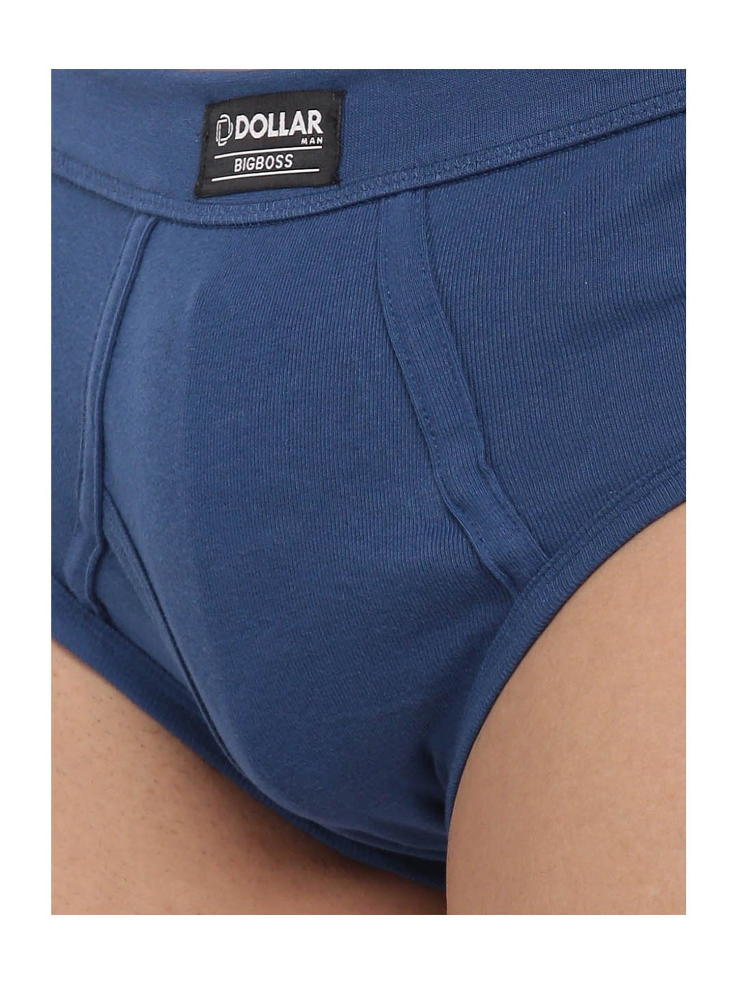 Dollar Bigboss Multicolor Solid Briefs (Pack of 5)