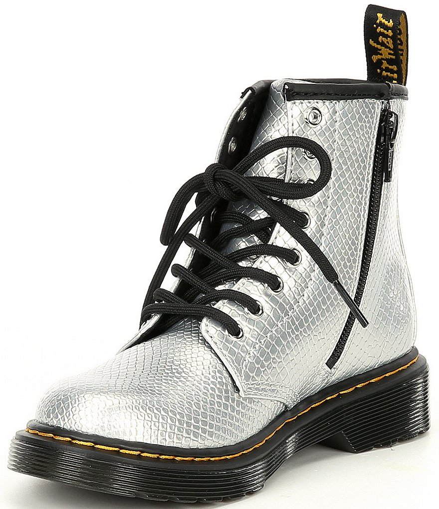 Dr. Martens Girls' 1460 Embossed Leather Boots (Youth)