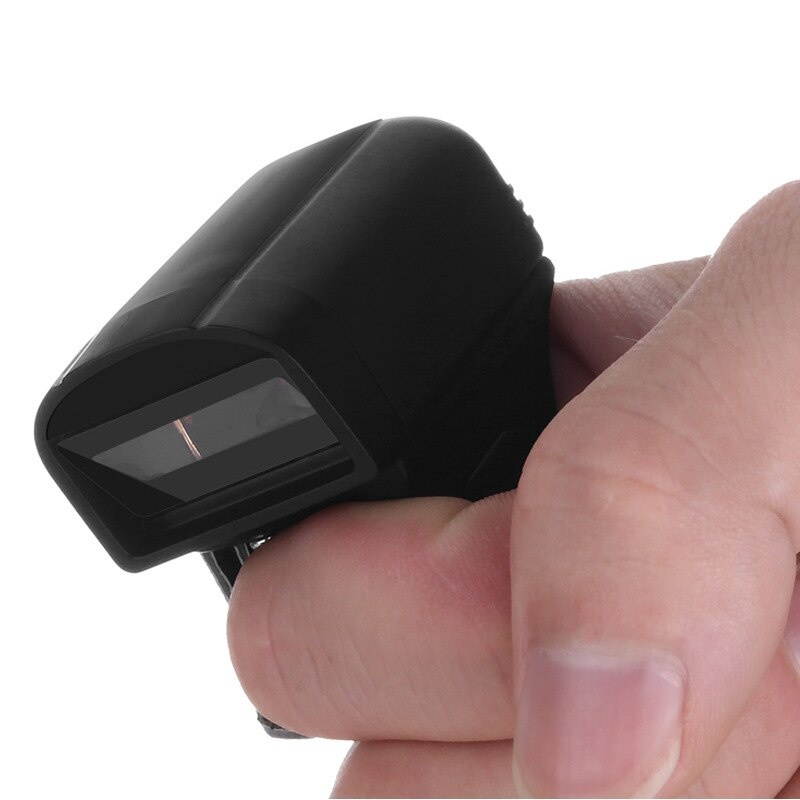 Wireless laser Small Wearable 1D bluetooth Ring Barcode Scanner reader