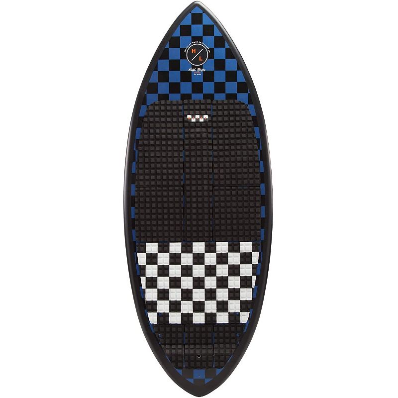 HYPERLITE Hi-Fi Premium Performance Lightweight Boating Wakesurf Board with 3 P-Wing Fins, 56 Inch Length