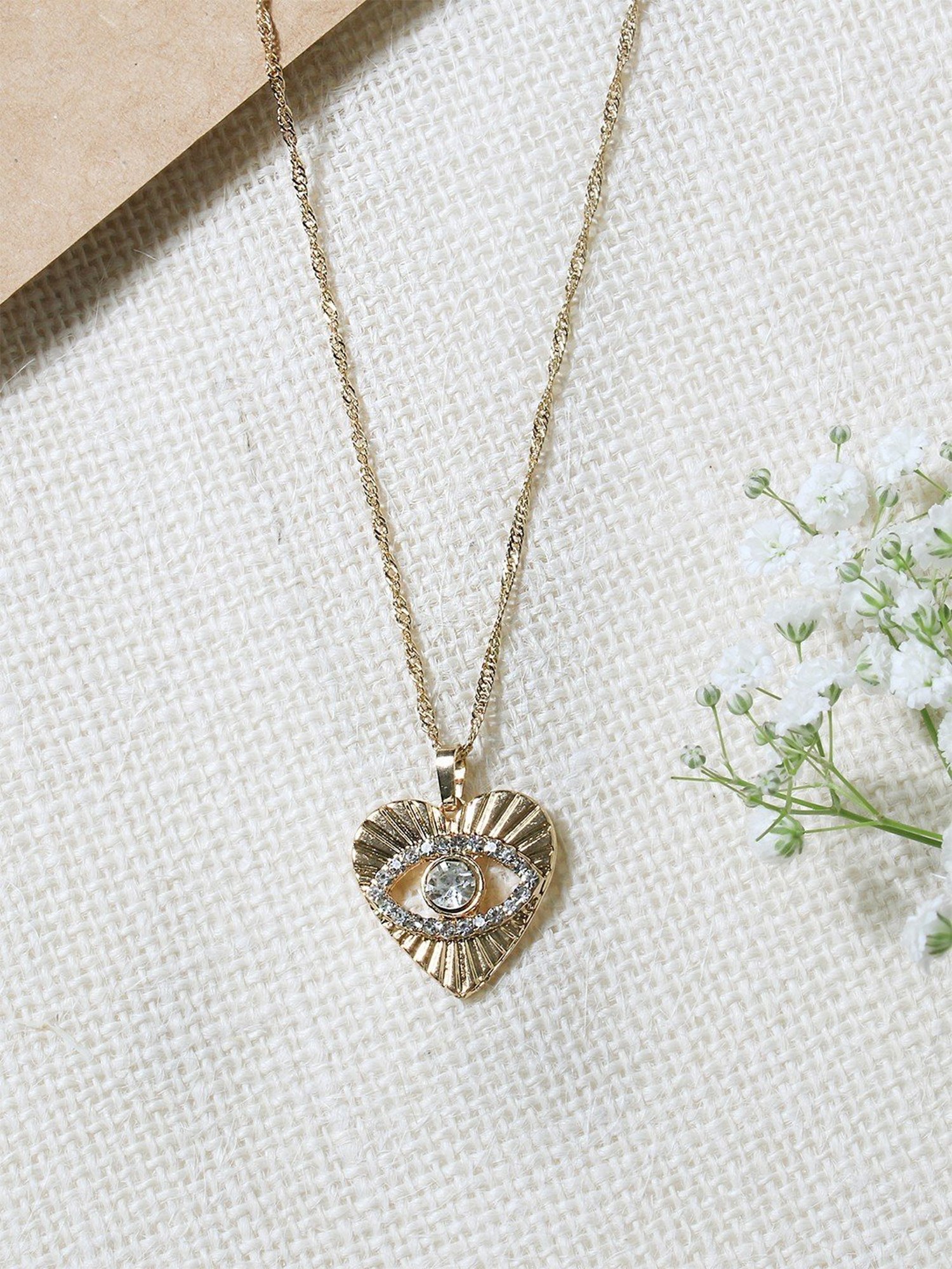 Sri Jagdamba Pearls White Alloy Classic Necklace & Earring Set