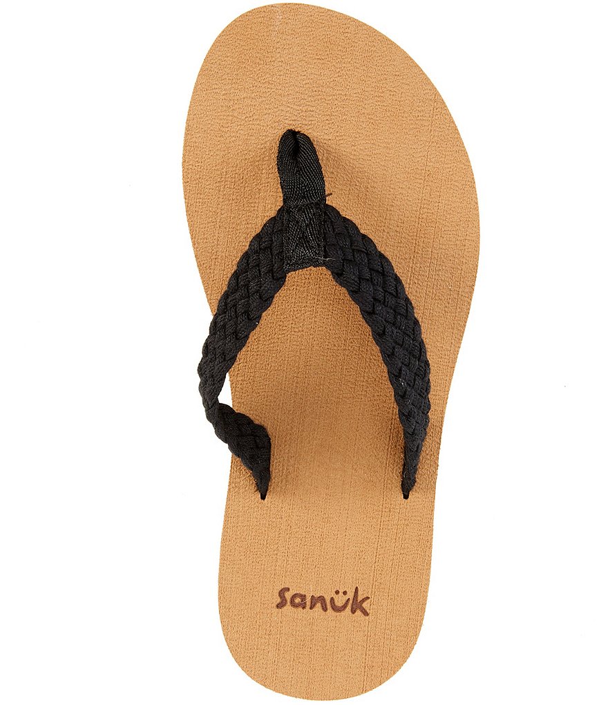 Sanuk Women's Stacker Braid Flip Flops