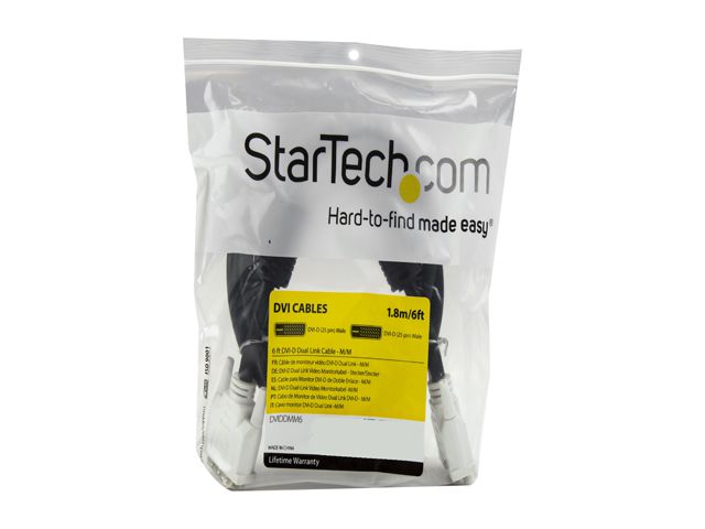 DAT 7321D Black Male to Male One DVI-D to DVI-D Single Link Cable