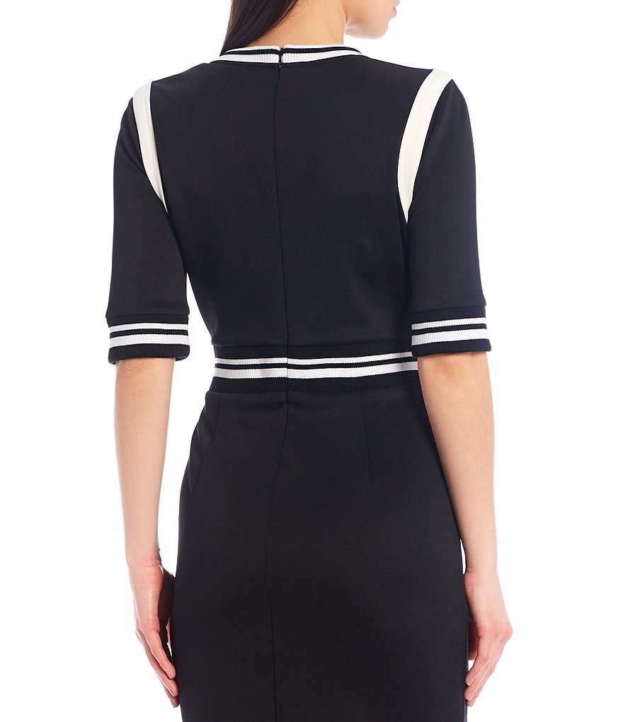 LDT Tiffany Elbow Sleeve Sport Sheath Dress