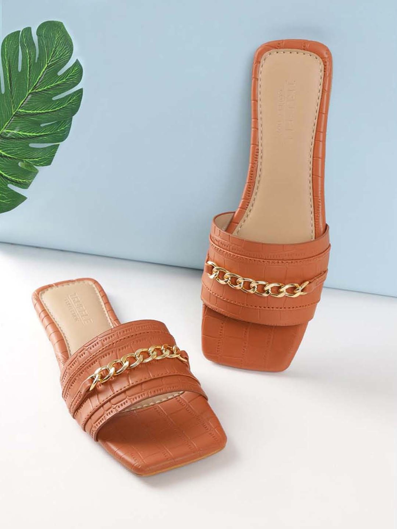 Truffle Collection Women's Tan Casual Sandals