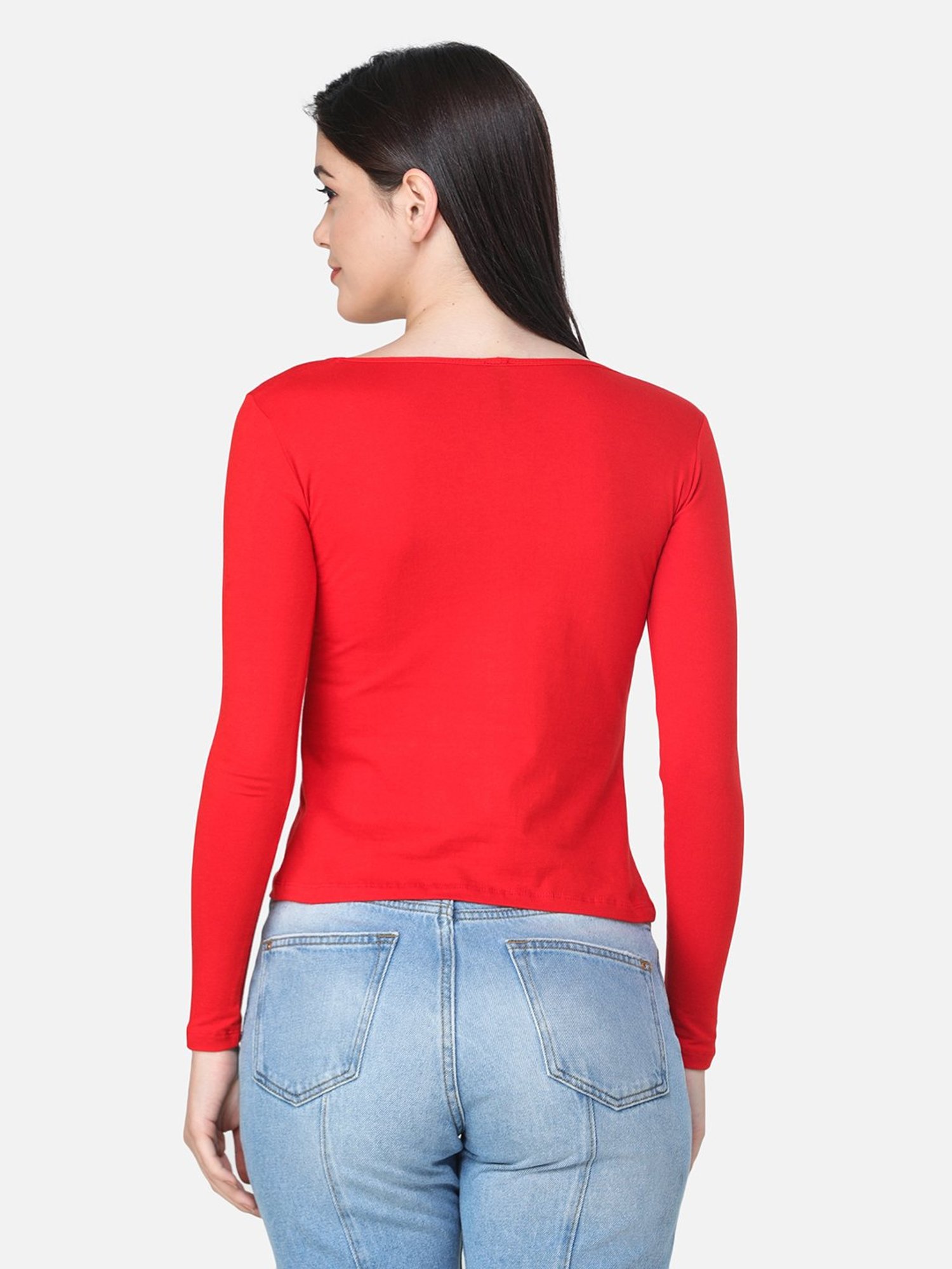 Scorpius Red Regular Fit Top