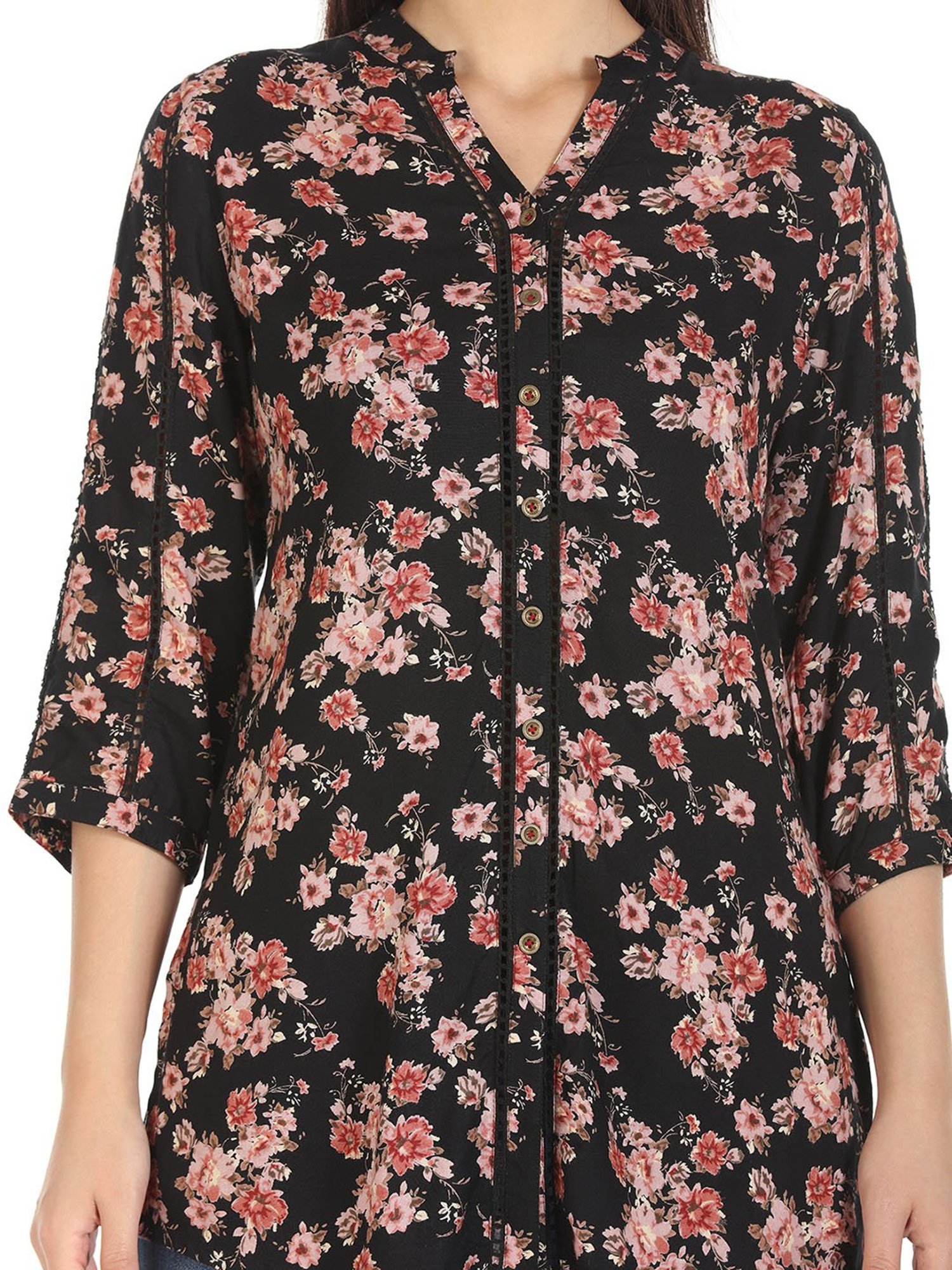 Mustard Black Printed Shirt