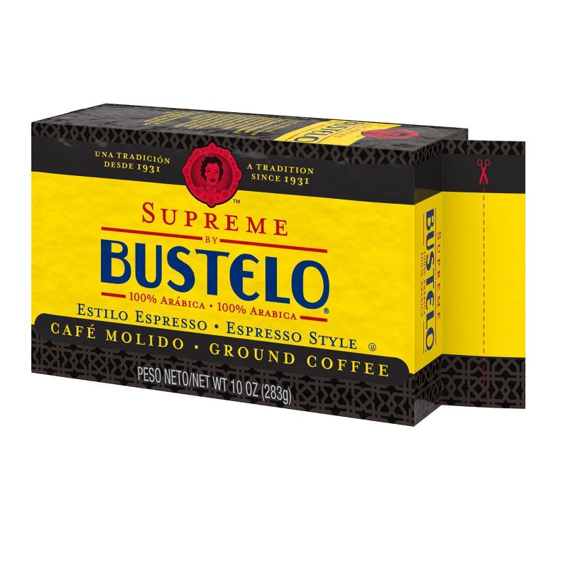 Cafe Bustelo Supreme Espresso Dark Roast Ground Coffee - 10oz